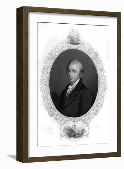 James Monroe, President-Gilbert Stuart-Framed Art Print