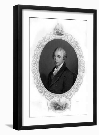 James Monroe, President-Gilbert Stuart-Framed Art Print