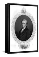 James Monroe, President-Gilbert Stuart-Framed Stretched Canvas