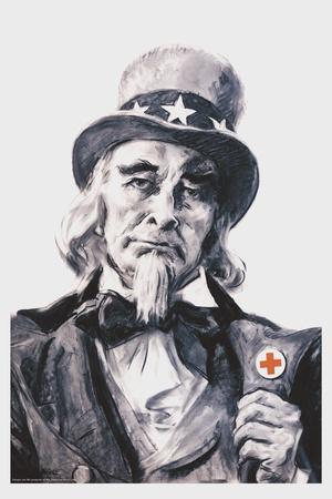 Uncle Sam for the Red Cross