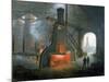 James Nasmyth's Steam Hammer Erected in His Foundry Near Manchester in 1832-James Nasmyth-Mounted Giclee Print