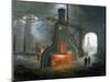 James Nasmyth's Steam Hammer Erected in His Foundry Near Manchester in 1832-James Nasmyth-Mounted Giclee Print