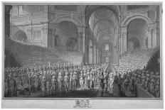 Service of Thanksgiving in St Paul's Cathedral, City of London, 1789-James Neagle-Giclee Print