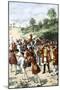 James Oglethorpe's Expedition Against the Spanish at St. Augustine, Florida-null-Mounted Giclee Print