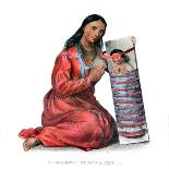 Chippeway (Ojibwe) woman and child-James Otto Lewis-Framed Giclee Print