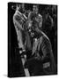 James P. Johnson, Wilbur de Paris and Others at Jam Session-Gjon Mili-Stretched Canvas