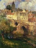 A Village in East Linton, Haddington-James Paterson-Framed Giclee Print