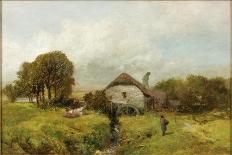Landscape with Farm Buildings-James Peel-Framed Giclee Print