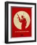 James Poster Red 1-Anna Malkin-Framed Art Print