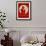 James Poster Red 4-Anna Malkin-Framed Art Print displayed on a wall