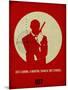 James Poster Red 4-Anna Malkin-Mounted Art Print