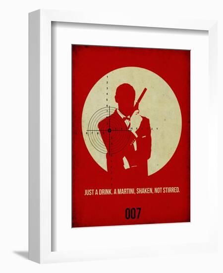 James Poster Red 4-Anna Malkin-Framed Art Print