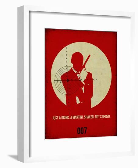 James Poster Red 4-Anna Malkin-Framed Art Print