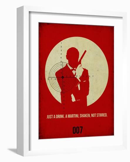 James Poster Red 4-Anna Malkin-Framed Art Print