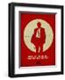 James Poster Red-Anna Malkin-Framed Art Print