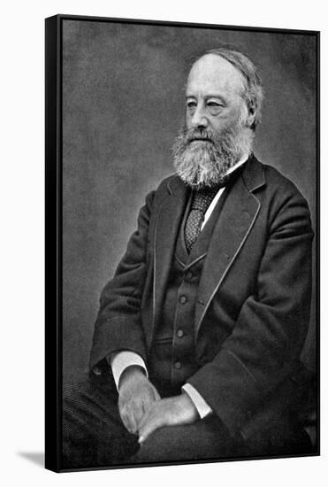 James Prescott Joule, English Physicist-Science Source-Framed Stretched Canvas