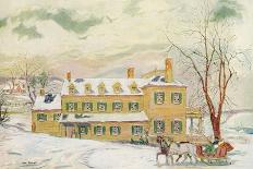 "Indenpendence Hall in Winter,"January 20, 1923-James Preston-Giclee Print