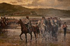 Passage of the Biddasoa by Wellington's Army October 7Th 1813, 1908 (Oil on Canvas)-James Prinsep Beadle-Giclee Print