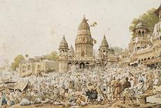 Bruhma Ghat, Benares-James Prinsep-Mounted Giclee Print