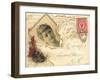 James Pyle's Pearline Trade Card with a Lock of Hair-null-Framed Giclee Print