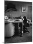 James R. Hoffa Slumped in Chair Teamsters Office-Robert W^ Kelley-Mounted Premium Photographic Print