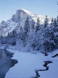 Merced River and Half Dome in Winter-James Randklev-Photographic Print