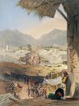 Kandahar Lady of Rank, Engaged in Smoking-James Rattray-Giclee Print