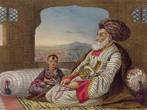 Dost Mahommed (1793-1863) King of Caubul and His Youngest Son, Plate 2-James Rattray-Framed Giclee Print