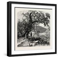 James River, Above Rope Ferry, Virginia, USA-John Douglas Woodward-Framed Giclee Print