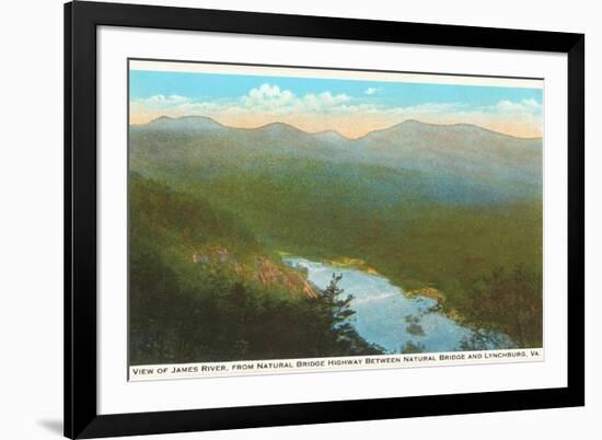 James River, Lynchburg, Virginia-null-Framed Premium Giclee Print
