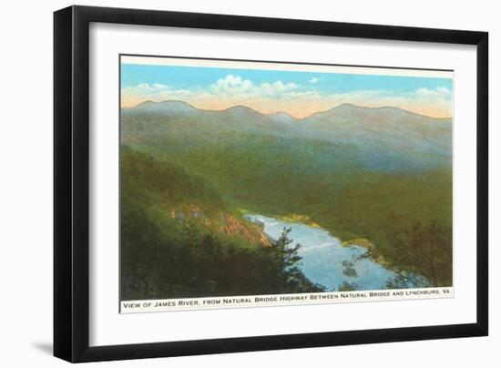 James River, Lynchburg, Virginia-null-Framed Art Print