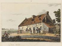 A Front View of the Farm of La Haye Sainte-James Rouse-Giclee Print