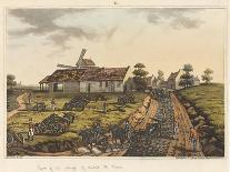 A Front View of the Farm of La Haye Sainte-James Rouse-Giclee Print