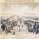 The Great Fight Between Tom Hyer and Yankee Sullivan, 1849-James S. Baillie-Framed Giclee Print