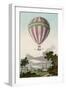 James Sadler's Balloon Ascent at Oxford-null-Framed Art Print