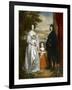 James, Seventh Earl of Derby, His Lady and Child-Sir Anthony Van Dyck-Framed Giclee Print