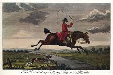 'The HUNTER taking a Flying Leap, over a Five-Bar Gate', c1740, (1922)-James Seymour-Giclee Print