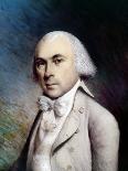 Portrait of Gouverneur Morris (1752-1816)-James Sharples-Stretched Canvas