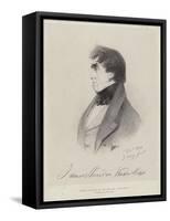 James Sheridan Knowles, Irish Dramatist and Actor, 1839-Count Alfred D'Orsay-Framed Stretched Canvas