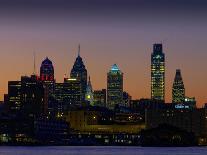 Philadelphia Skyline at Dusk-James Shive-Photographic Print