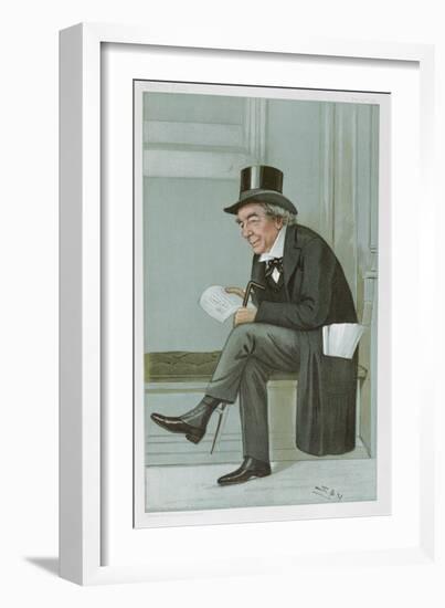 James Staats Forbes, 'Spy' Cartoon from Vanity Fair, Pub. 1900-Sir Leslie Ward-Framed Giclee Print