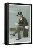 James Staats Forbes, 'Spy' Cartoon from Vanity Fair, Pub. 1900-Sir Leslie Ward-Framed Stretched Canvas