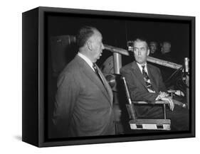 James Stewart, Alfred Hitchcock, The Man Who Knew Too Much, 1956-null-Framed Stretched Canvas