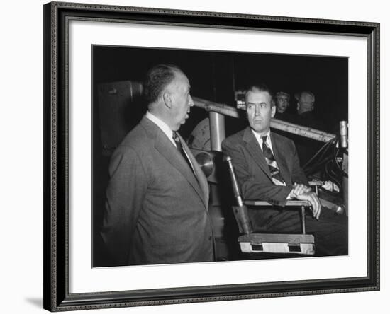 James Stewart, Alfred Hitchcock, The Man Who Knew Too Much, 1956-null-Framed Photographic Print