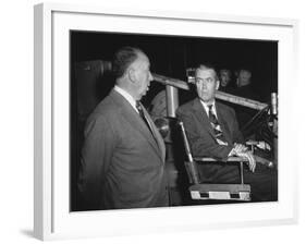 James Stewart, Alfred Hitchcock, The Man Who Knew Too Much, 1956-null-Framed Photographic Print