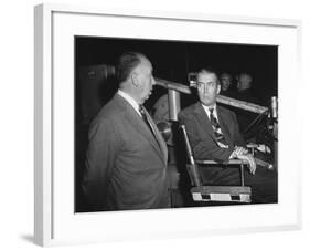 James Stewart, Alfred Hitchcock, The Man Who Knew Too Much, 1956-null-Framed Photographic Print