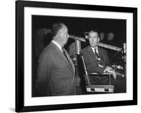 James Stewart, Alfred Hitchcock, The Man Who Knew Too Much, 1956-null-Framed Photographic Print