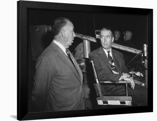 James Stewart, Alfred Hitchcock, The Man Who Knew Too Much, 1956-null-Framed Photographic Print