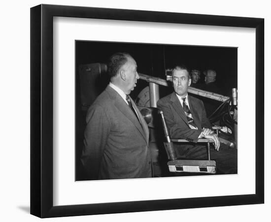 James Stewart, Alfred Hitchcock, The Man Who Knew Too Much, 1956-null-Framed Photographic Print