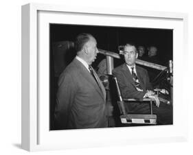 James Stewart, Alfred Hitchcock, The Man Who Knew Too Much, 1956-null-Framed Photographic Print